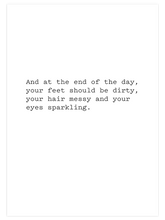 End Of The Day - Art Print